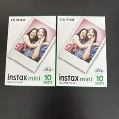 FUJIFILM instax mini インスタントフィルム 10枚入り2箱