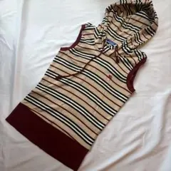 バーバリーブルーレーベル　ノースリーブパーカー38