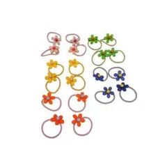 ❤️新品未使用❤️ヘアゴム10本セット お花 子供 キッズ 女の子 ヘアアレンジ