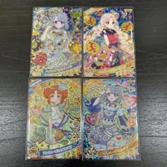 ひみつのアイプリ カード リング1弾　星4 える・タマキ・リンリン　4枚セット