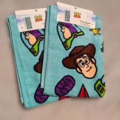 トイ・ストーリー フェイスタオル 2枚セット