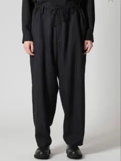 STRIPED SERGE WIDE-LEG DRAWSTRING PANTSのサムネイル