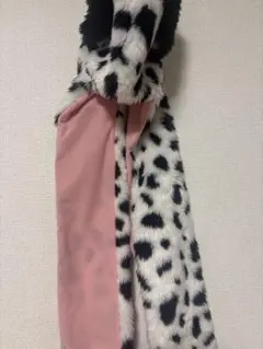 ダルメシアン 101匹わんちゃん ファンキャップ マフラー