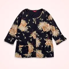 【美品】PINK HOUSE ピンクハウス 5分袖 カーディガン スズランのサムネイル