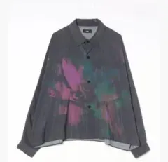 HAREカラーフラワードルマンシャツ