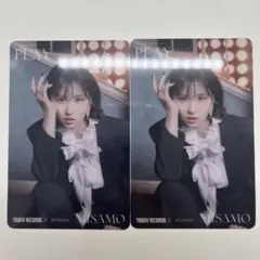 MISAMO PLAY タワレコ 特典 クリアカード モモ