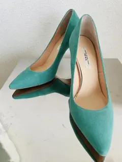 セヴントゥエルヴサーティ グリーン系パンプス