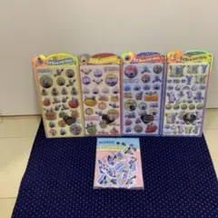 SUN SUN うるちゅるポップシール　4枚&マシュマロシールセット(正規品)