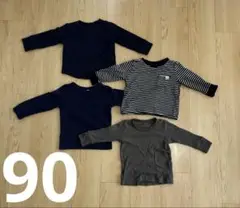 UNIQLO GAP 他 ロンT 90 4枚set