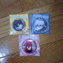 ブルーロック 缶バッジ 3点セット 文房具カフェ グッズ