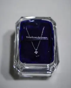 Vendome Aoyama　バンドーム青山　ネックレス シルバー 花　プラチナ