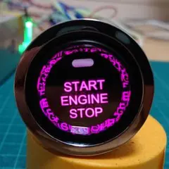 LED打ち替え済 トヨタ/スバル プッシュスタートスイッチ クリスタルレインボーのサムネイル