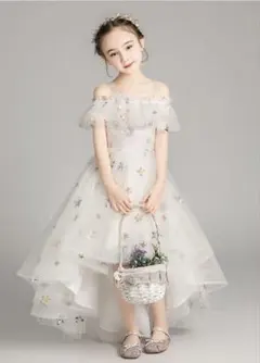 最終値下げ★新品未使用★キッズドレス★ワンピース★発表会★ホワイト★150cm