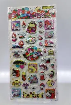 03 サンリオ ぷっくりシール 福岡限定 キティ ポムポムプリン マイメロ