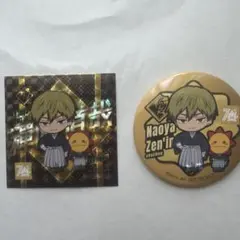 呪術廻戦　コジマ電機　コラボ缶バッチ ステッカー　禪院直哉