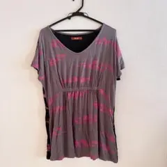 gouk カットソー バイカラー 和柄のサムネイル