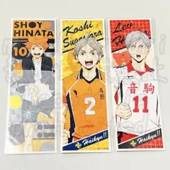 ハイキュー!! 日向翔陽 菅原孝支 灰羽リエーフ 烏野 音駒 ロングステッカー
