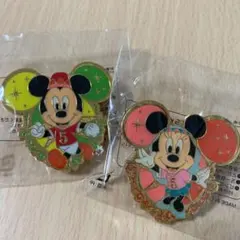 ディズニーリゾート（ディズニーシー）　ミッキー ミニー　ピンバッヂ　5周年　レア