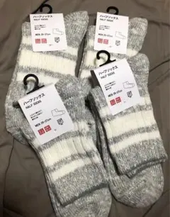 ユニクロ　ハーフソックス　4足セット