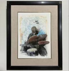 絵画・額縁・版画・津田耕・リズム・JAZZシリーズ・美術品・インテリア・雑貨