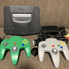 NINTENDO64 本体 コントローラー2個付き レトロ ゲーム　ニンテンドー