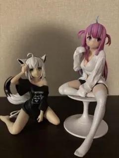 ホロライブ Relax time フィギュア 湊あくあ 白上フブキ 美少女 V