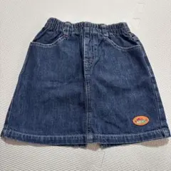 ミキハウス　 mikihouse ダークブルー　デニムスカート　スカート　100