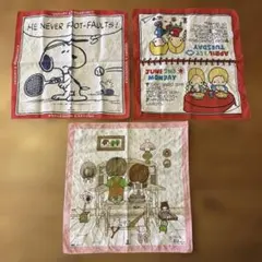 昭和レトロ　サンリオ　ハンカチ3枚セット