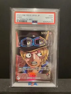 PSA10 サボ OP13-004 パラレル ワンピースカード - メルカリ
