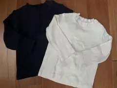 【美品】UNIQLO リブハイネック 80cm