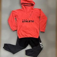 ATHLETA ピステ上下 蛍光ピンクジュニア140