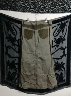 00s Y2KグランジCECIL McBEE ロングカーゴスカートのサムネイル