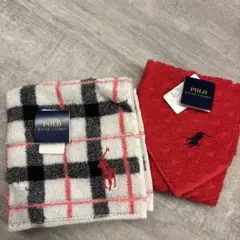 新品　ポロ　タオルハンカチ　2枚セット