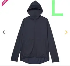 ワークマン　クールUV遮熱サンシェードパーカー　ブラックL