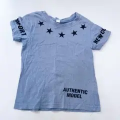 子供服 夏服 半袖 星柄 ワンポイント95cm