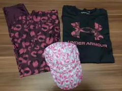 UNDER ARMOUR ヒョウ柄セットアップ 3点