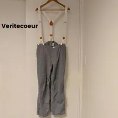 ヴェリテクール / サスペンダー付きギンガムチェックパンツ　オーバーオールのサムネイル