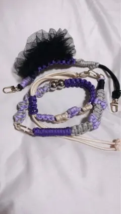 パラコード☆ハンド☆ショルダーストラップセット