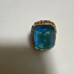 本物保証！刻印有り！K18 0.05ctアクアマリン ダリング！4g - メルカリ