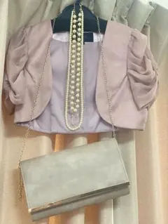 パーティーバッグ　ボレロ　ネックレス