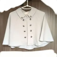 axes femme ポンチョ風ジャケット ライトグレーのサムネイル
