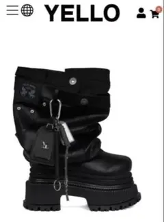 YELLO GIO PLATFORM SHORT BOOTS - メルカリ