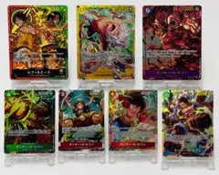 ワンピースカード ルフィ パラレル7枚まとめ売り