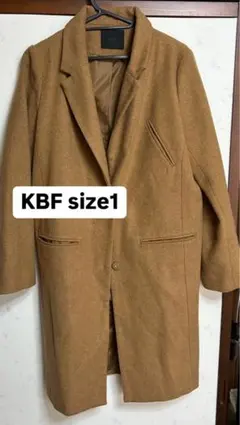 KBF チェスターコート size1のサムネイル