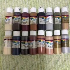 Delta Ceramcoat セラムコート アクリル絵の具14本セット 中古品