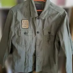 ZARA MAN オリーブグリーン長袖シャツ S