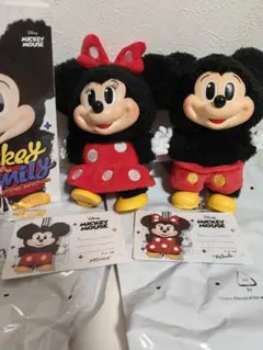 POPMART DISNEY ミッキーファミリーキュート ミニーとミッキーセット