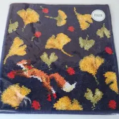 【未開封】フェイラー ハンカチ☆ギンコウツリー・ネイビー