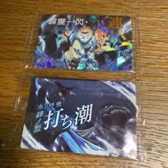 鬼滅の刃 ウエハース3 NO.023、NO.029【シークレット】