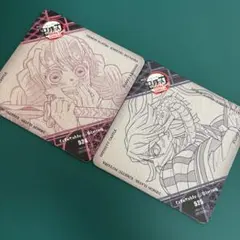 鬼滅の刃 コースター ufotableダイニング 甘露寺蜜璃 伊黒小芭内